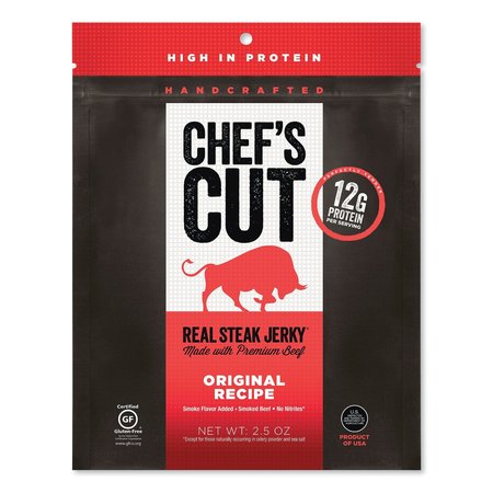 CHEFS CUT Real Steak Jerky, Original Recipe, 2.5 oz Bag CCR00500